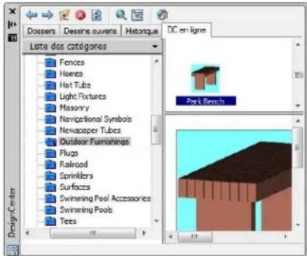 AUTODESK AutoCAD 2009 - Présentation de DesignCenter en ligne - 1