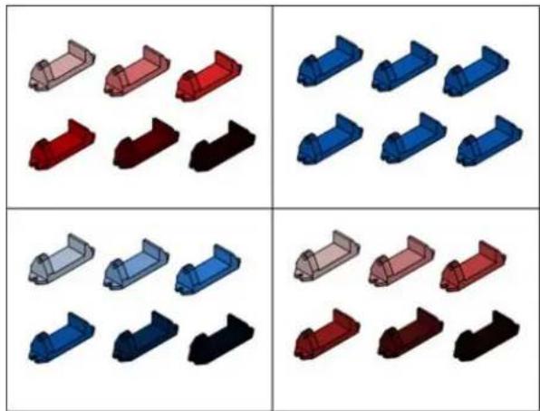 AUTODESK AutoCAD 2009 - Modes de couleur des faces - 1