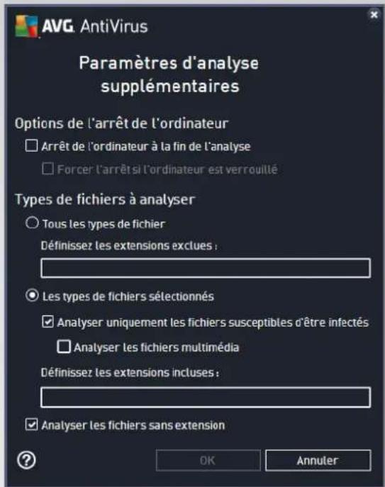 AVG AntiVirus 2016 - Modification de la configuration de l'analyse - 2