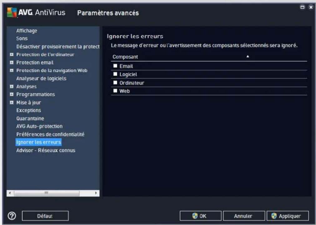 AVG AntiVirus 2016 - Ignorer les erreurs - 1