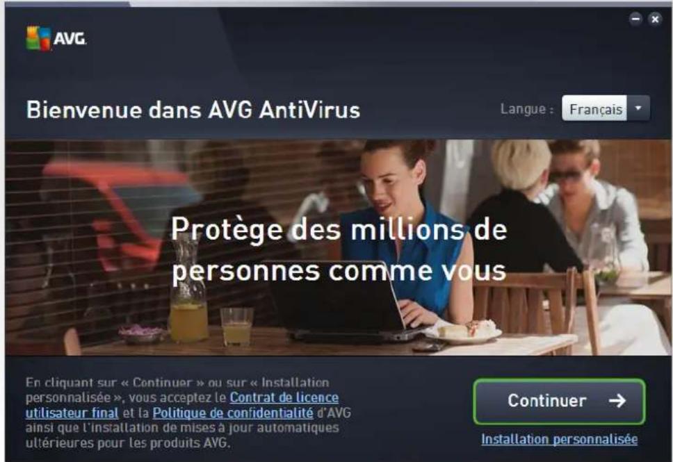 AVG AntiVirus 2016 - Bienvenue! - 1