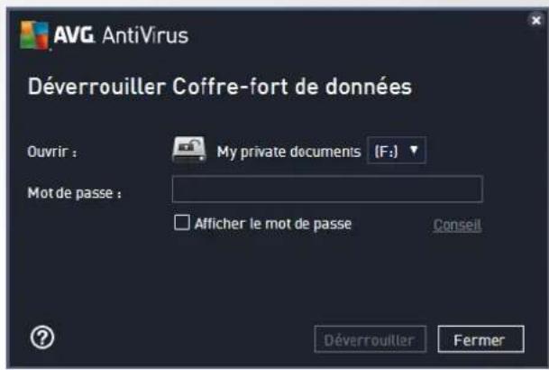 AVG AntiVirus 2016 - Comment déverrouiller votre coffre-fort de données - 1