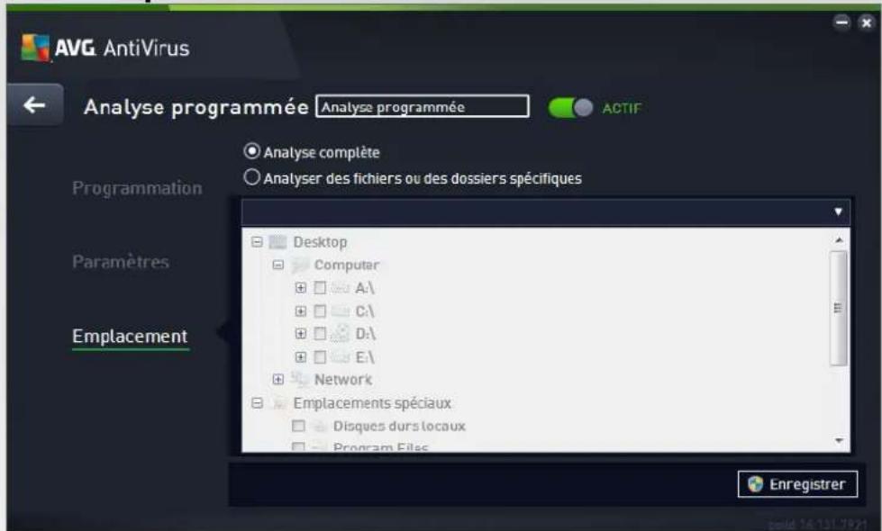 AVG AntiVirus 2016 - Emplacement - 1