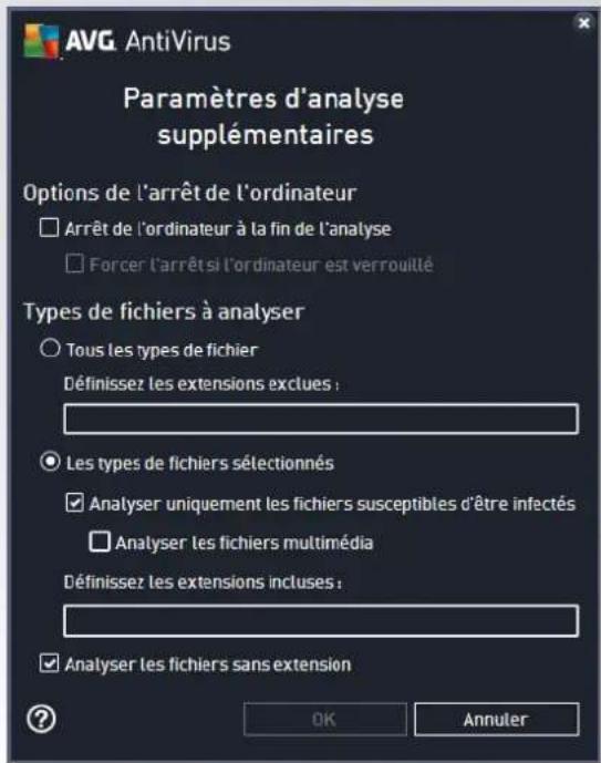 AVG AntiVirus 2016 - Modification de la configuration de l'analyse - 2