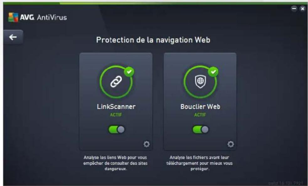 AVG AntiVirus 2016 - Protection de la navigation Web - 1