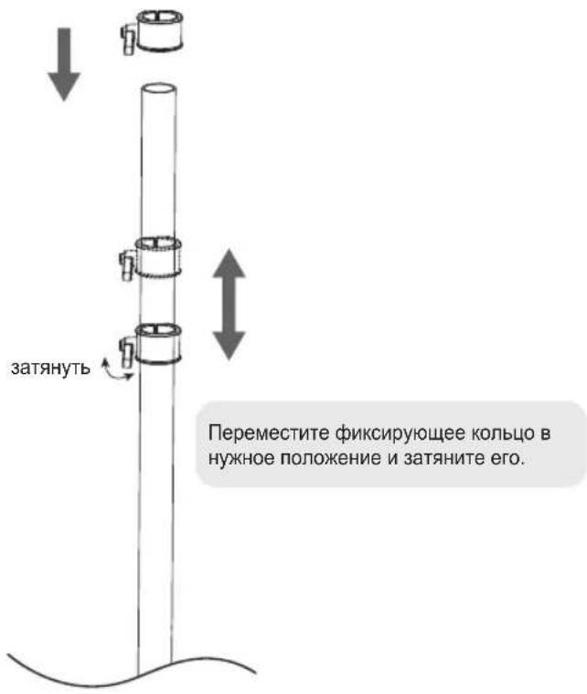Tripp Lite DDR1527SDC - Установка фиксирующего кольца - 1