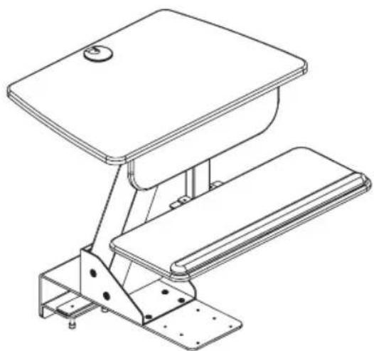 Tripp Lite WorkWise WWSSDC - Station de travail Bride pour bureau assis-debout - 1