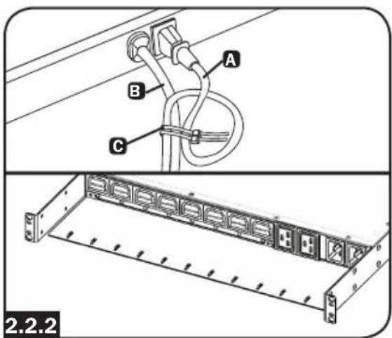 Tripp Lite PDUMH15HVATNET - Connect Secondary Input Cord to PDU: - 1