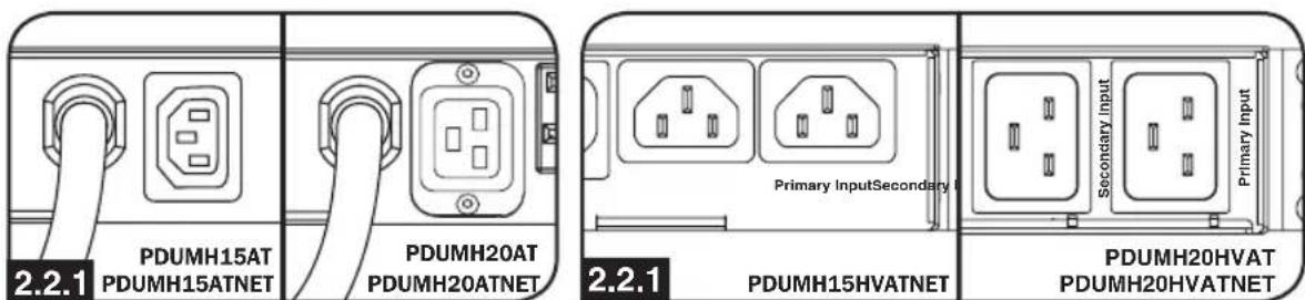 Tripp Lite PDUMH15HVATNET - Connecting the PDU - 1