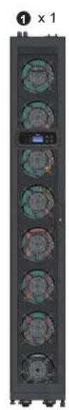 Tripp Lite SmartRack SRCOOL60KCW - List de colisage - 2