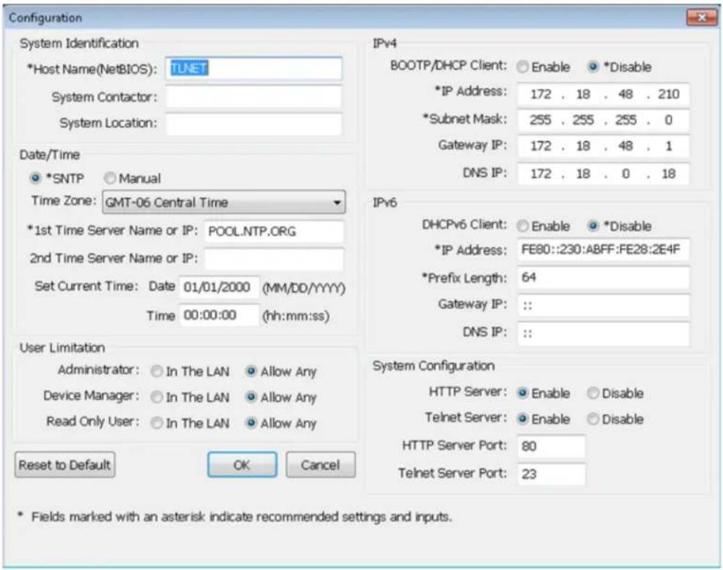 Tripp Lite SmartRack SRCOOL60KCW - Network Configuration - 1