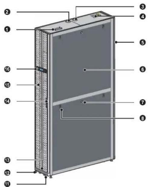 Tripp Lite SmartRack SRCOOL60KCW - Component Identification - 1