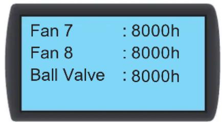 Tripp Lite SmartRack SRCOOL60KCW - Visualización / Restauración de Horas de Funcioncimiento - 3