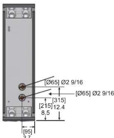 Tripp Lite SmartRack SRCOOL60KCW - Drilling Holes - 2