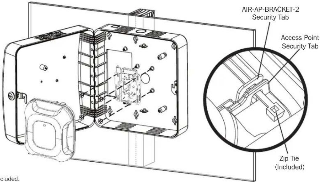 Tripp Lite EN1111 - 3a. Cisco Universal Bracket (AIR-AP-BRACKET-2)\* Installation - 1