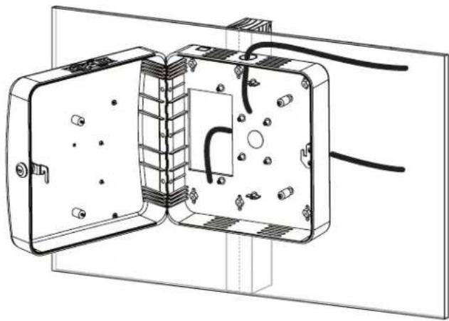 Tripp Lite EN1111 - Run Data and Power Cable (If Required) Through the Rear Cutout or Side Conduit Cutout - 1