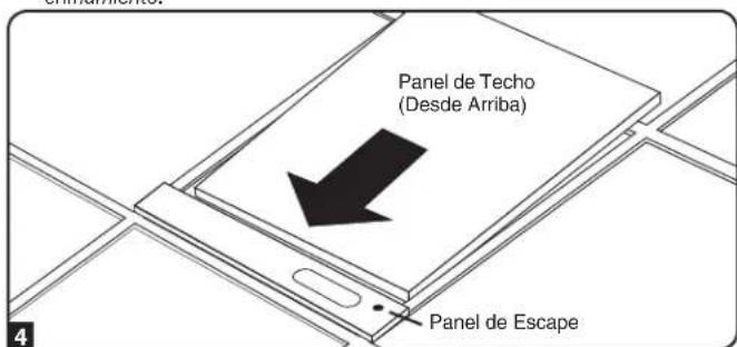 Tripp Lite SmartRack SRCOOL2KWM - Conexión del Escape en Techo Falso - 4