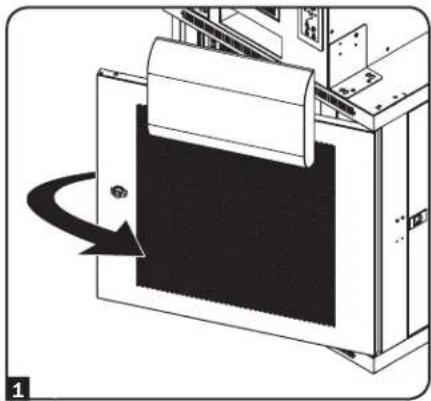 Tripp Lite SmartRack SRCOOL2KWM - Installation des panneaux de porte magnétiques (facultatif) - 1