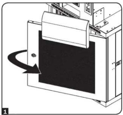 Tripp Lite SmartRack SRCOOL2KWM - Magnetic Door Panel Installation (Optional) - 1