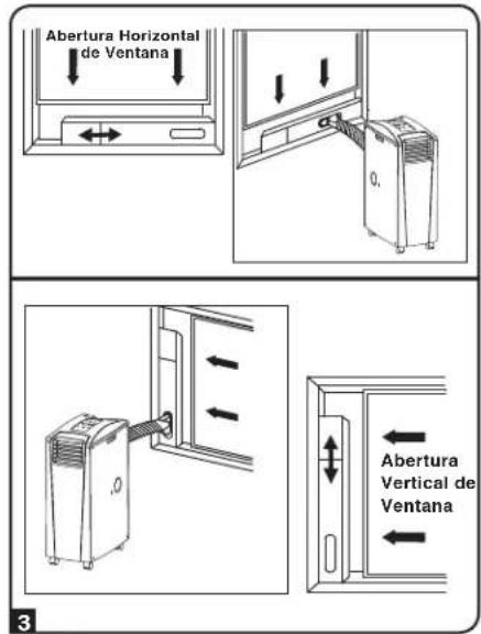 Tripp Lite SmartRack SRCOOL2KWM - Conexión del Escape en la Ventana - 3