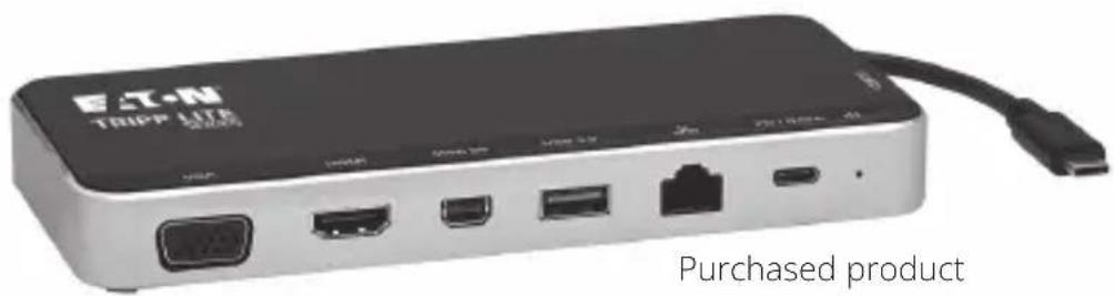 Tripp Lite U442DOCK16B - USB-C Triple-Display Docking Station - 1
