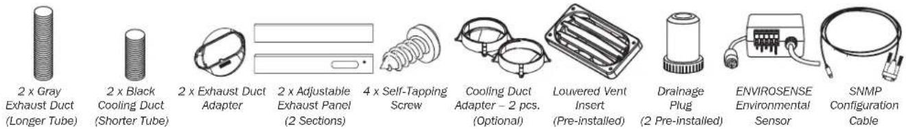 Tripp Lite SmartRack SRCOOL24K - Accessory Parts List: - 2