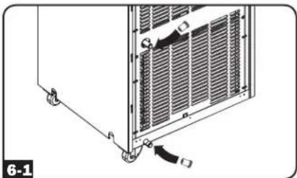 Tripp Lite SmartRack SRCOOL24K - Advertencia: Antes de conectar la unidad a un sistema de drenaje dedicado, apague la unidad y desenchúfela. Existe un riesgo de descarga eléctrica cuando la unidad está enchufada. - 1