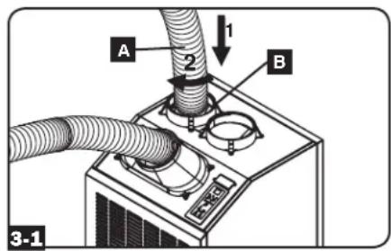 Tripp Lite SmartRack SRCOOL24K - Exhaust Duct Connection - 1