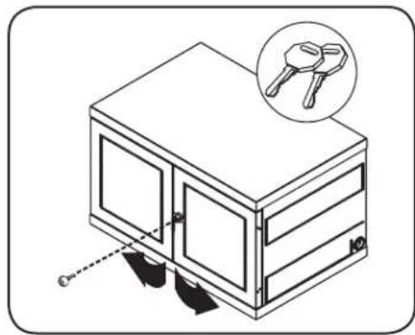 Tripp Lite CSC16USB - Verrous de porte - 1