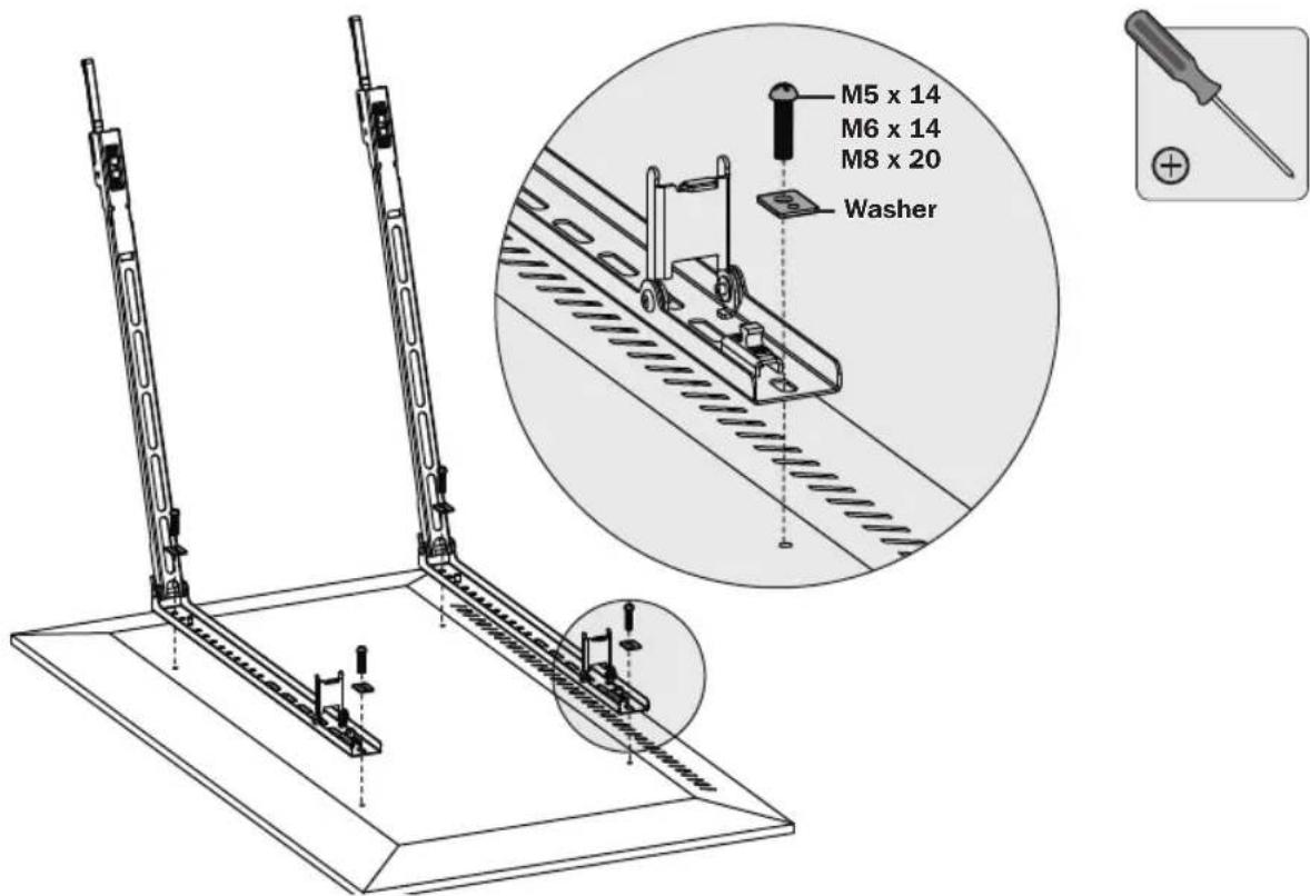 Tripp Lite DWFPSC4570M - 3a. For Flat Back Screen - 1