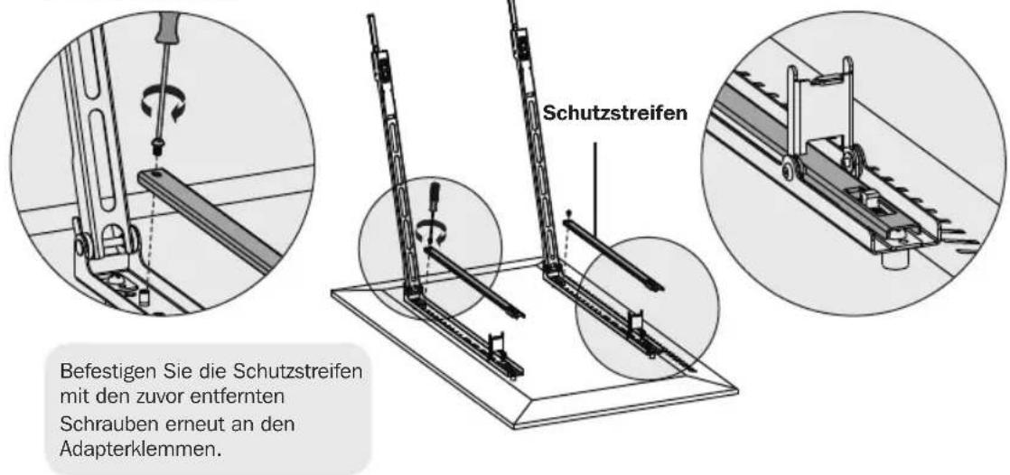 Tripp Lite DWFPSC4570M - Montage der Adapterwinkel - 1
