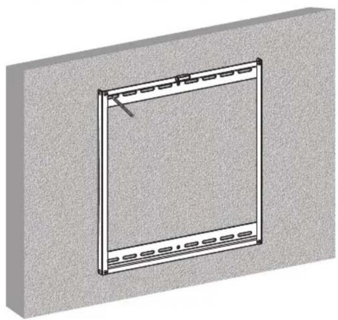Tripp Lite DWFPSC4570M - 2b. Montage an Backstein oder Beton - 1
