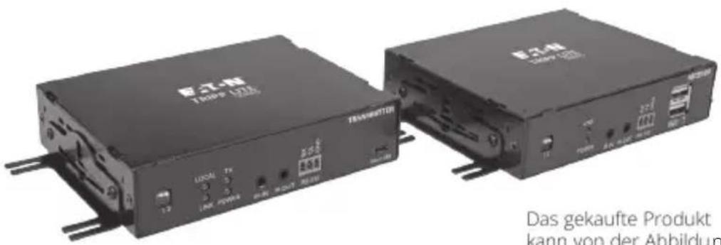 Tripp Lite B127F1A1SMDD - 4K/30 DisplayPort über Glasfaser-Extender-Set - 1