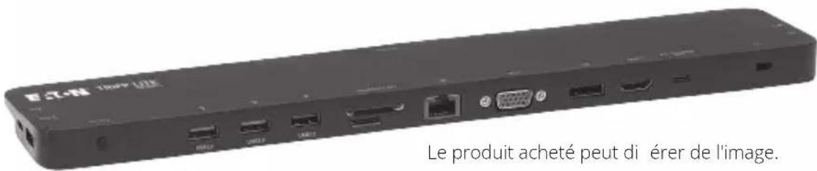 Tripp Lite U442DOCK7DB - Station d'accueil usb-c pour triple écran - 1