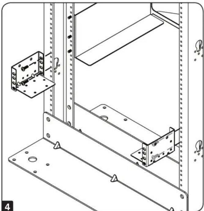 Tripp Lite SmartOnline 2POSTRMKITMB - 2-Post Rack Kit for Select SmartOnline® UPS Systems - 4