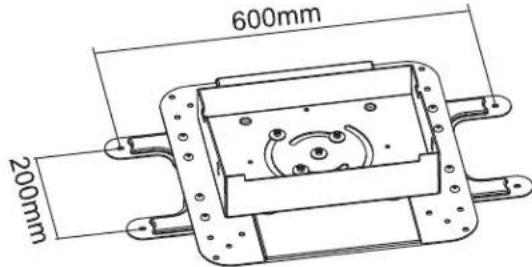 Tripp Lite DMCS3770ROT - 6B-1: Installieren der VESA-Veränderungsadapterarme - 4