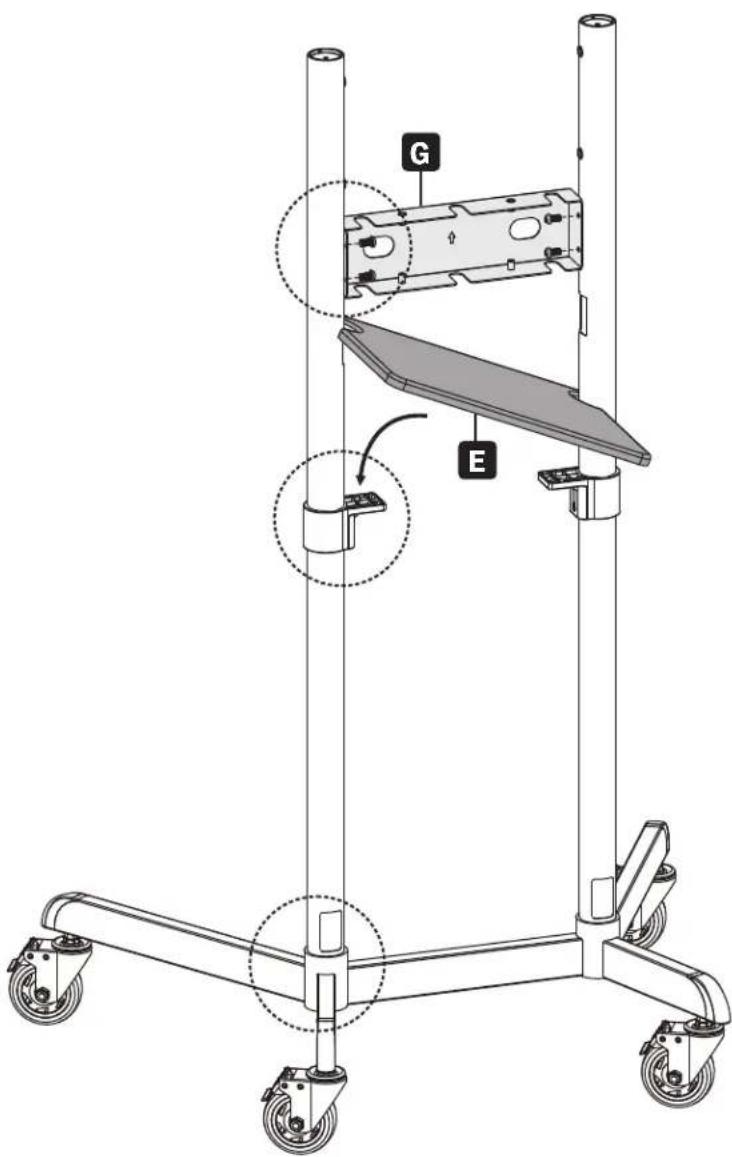 Tripp Lite DMCS3770ROT - Installation du couvercle avant et de I'etagere pour I'equipement - 6