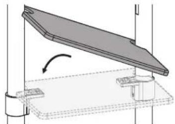 Tripp Lite DMCS3770ROT - Installation du couvercle avant et de I'etagere pour I'equipement - 3