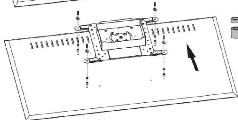 Tripp Lite DMCS3770ROT - 6B-2: Attaching the Mounting Plate to the Display - 6