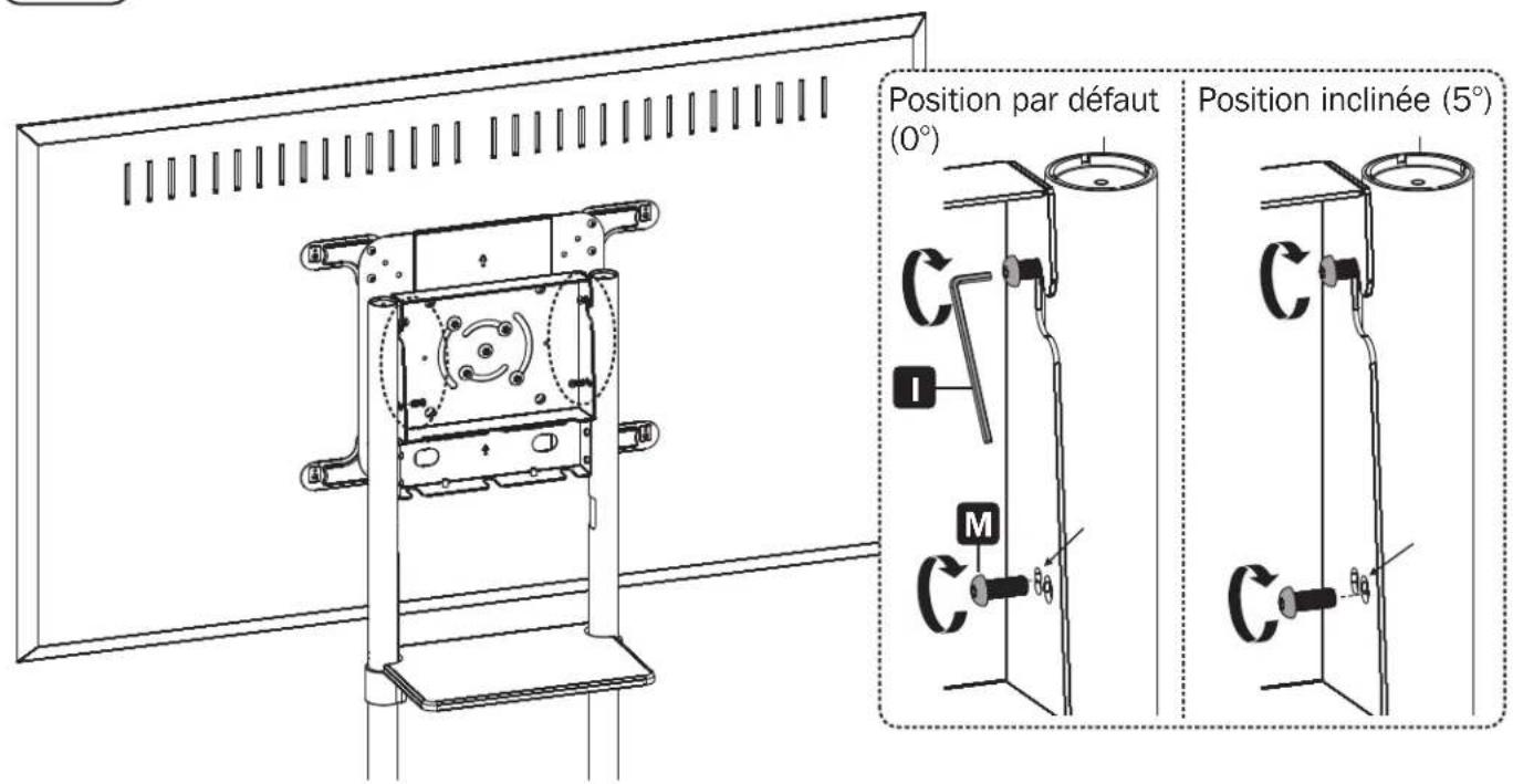 Tripp Lite DMCS3770ROT - Ajustement de l'angle d'inclinaison de I'écran - 1