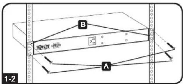 Tripp Lite PDUMH30HV - 1-2 YctaHOBka B WkaΦ BBICOTOn 1U. - 1