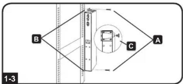 Tripp Lite PDUMH30HV - 1-3BepTKaJIbHa yCTaHOBka B uKaΦ - 1