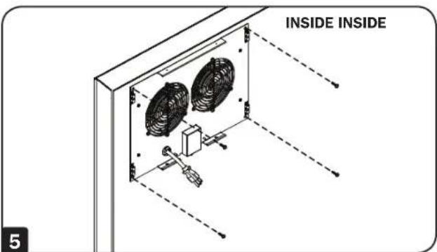 Tripp Lite SmartRack SRCLOSETFAN - Notes: - 8