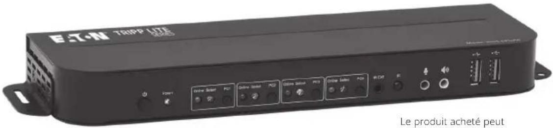 Tripp Lite B005DPUA4 - Commutateur KVM à 4 ports DisplayPort 1.4 - 1