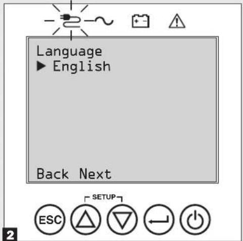 Tripp Lite SmartOnline SUINT3000LCD2U - Select your Language - 1