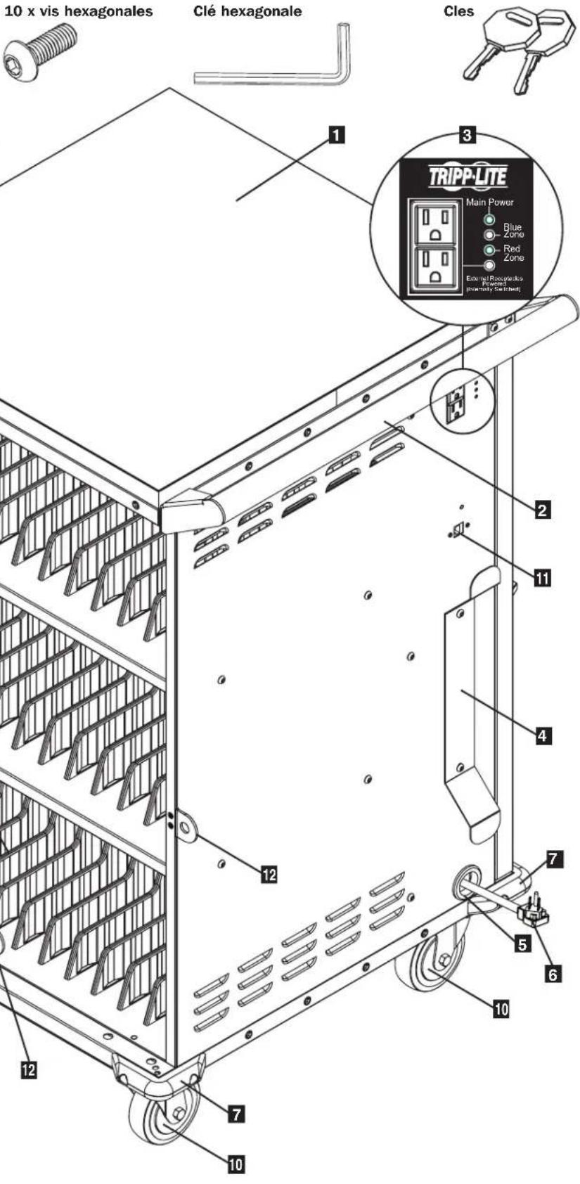 Tripp Lite CSC42AC - Vue avant - 1