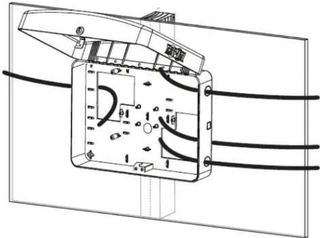 Tripp Lite EN1812 - Run Data and Power Cable (If Required) Through the Rear Cutout or Side Conduit Cutout - 1