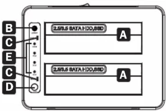 Tripp Lite U339E02 - Identification des caractéristiques - 1