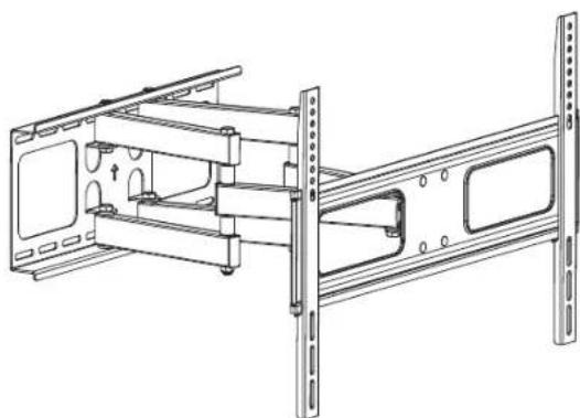 Tripp Lite DWM3780XOUT - Наклонно-поворотный кронштейн для настенного монтажа телевизора вне помещения - 1