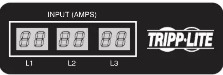 Tripp Lite PDU3XV6G20 - Indicateur de charge numérique (certains modèles seulement) - 1